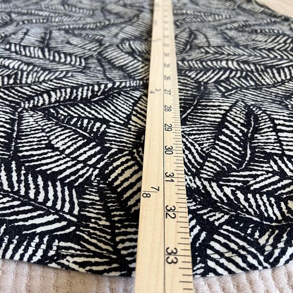 Hourglass Lilly Dress Womens XS/S Leaf Print Long Sleeve Midi Rayon Made in USA - Picture 11 of 12